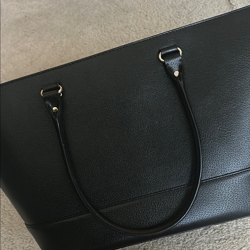 Kate Spade Black Tote Sleek Design - Picture 6 of 13